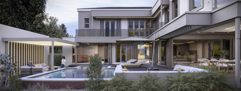 3D Rendering - to show a homeowner their dream home vision to life