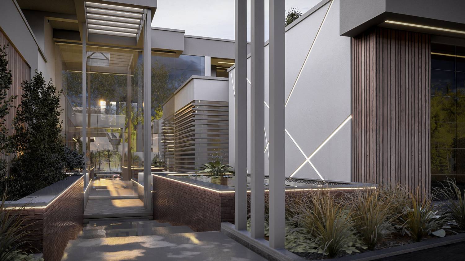 3D visualisation bringing an architects drawing for a homeowner to life