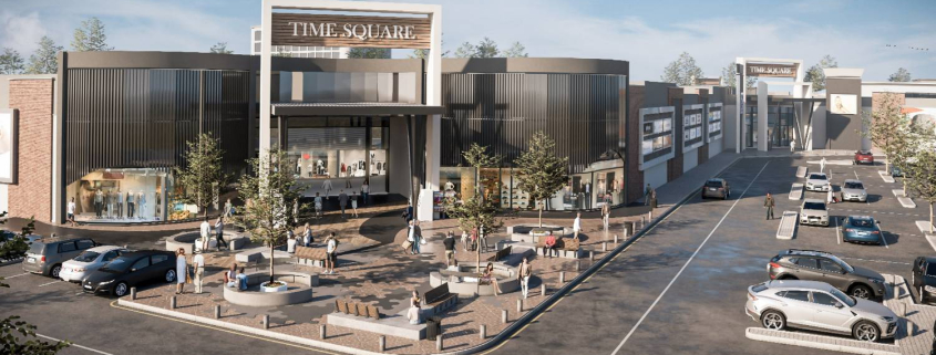 3D render creation for Time Square, a new shopping complex